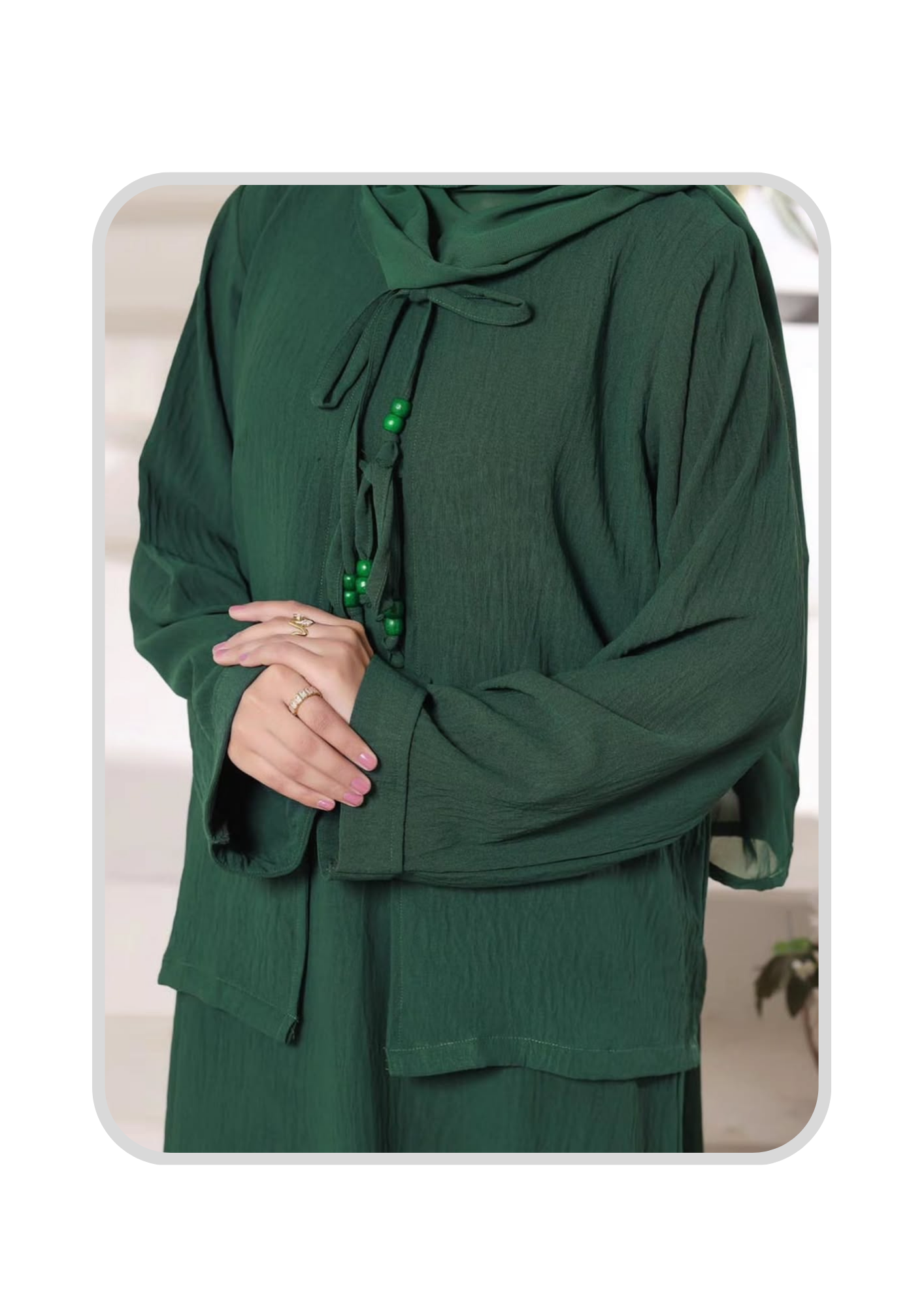 2 Piece Abaya