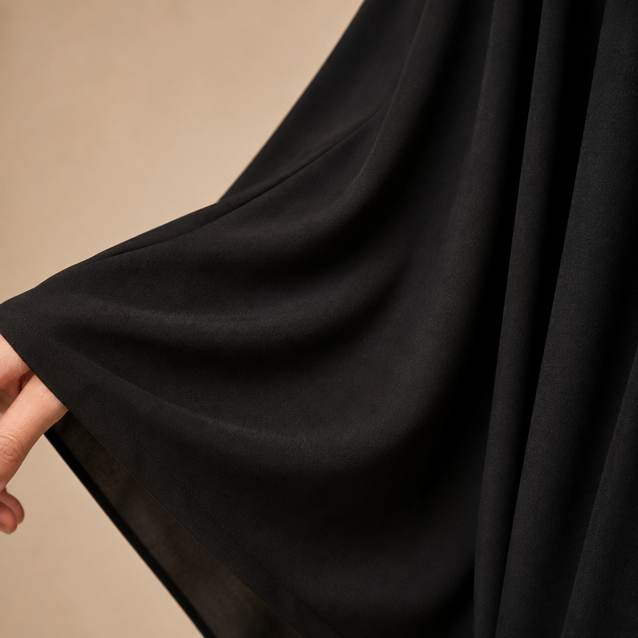 Dubai Butterfly Abaya — Black