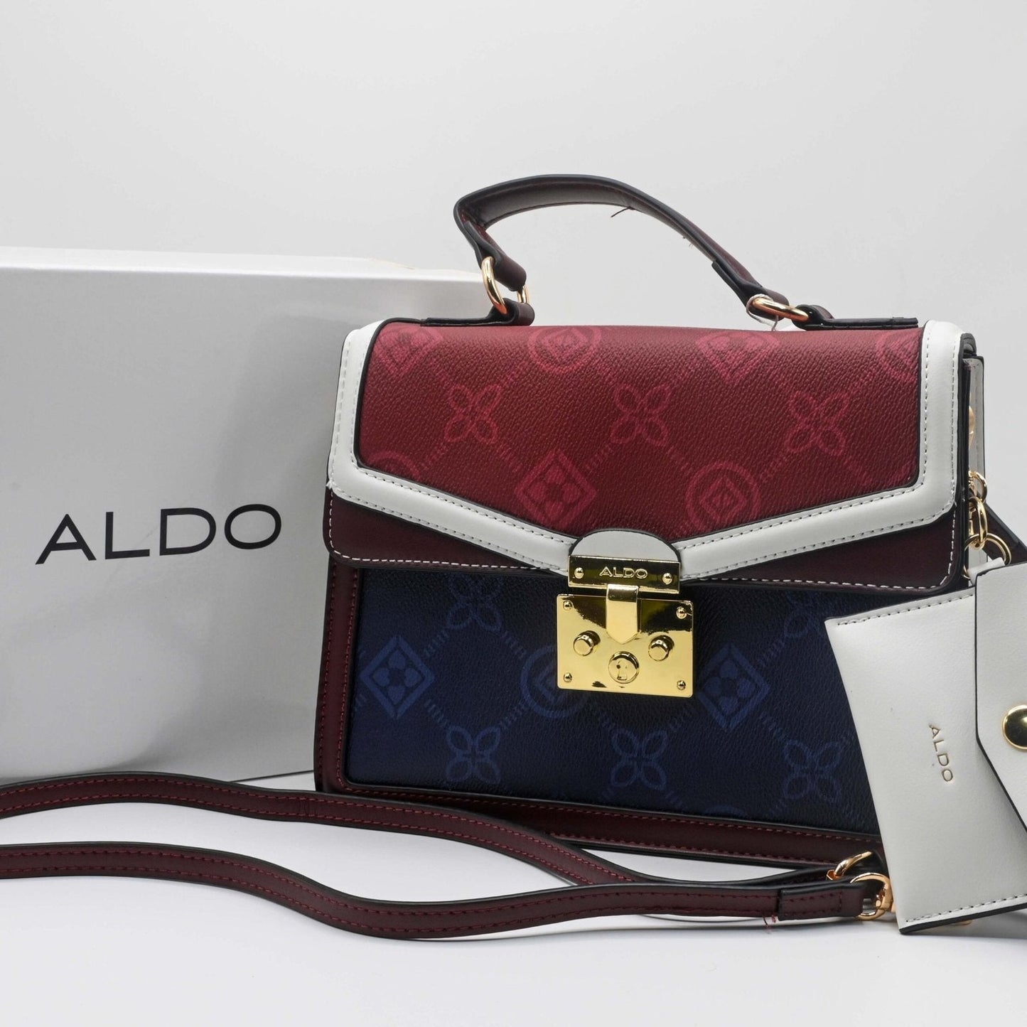 ALDO Handbag - Red & Blue
