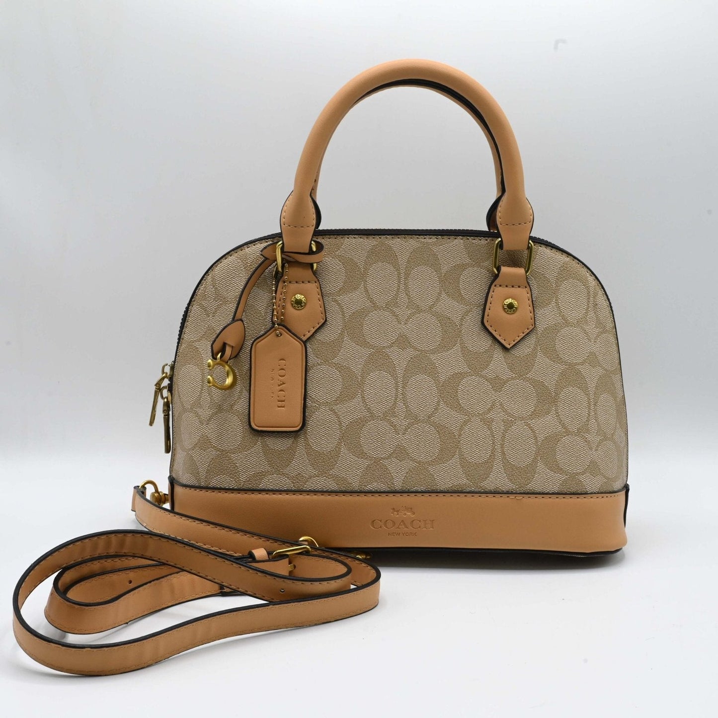 Coach Handbag - Light Brown
