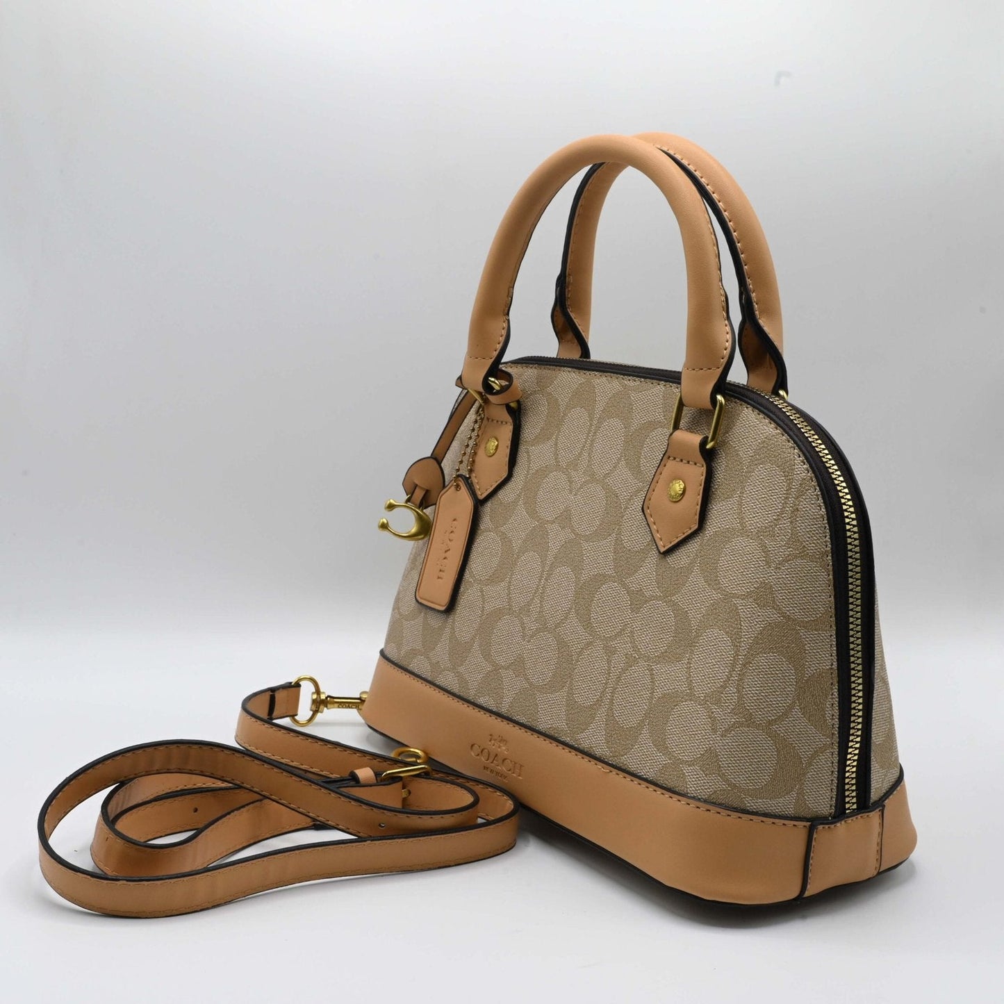 Coach Handbag - Light Brown