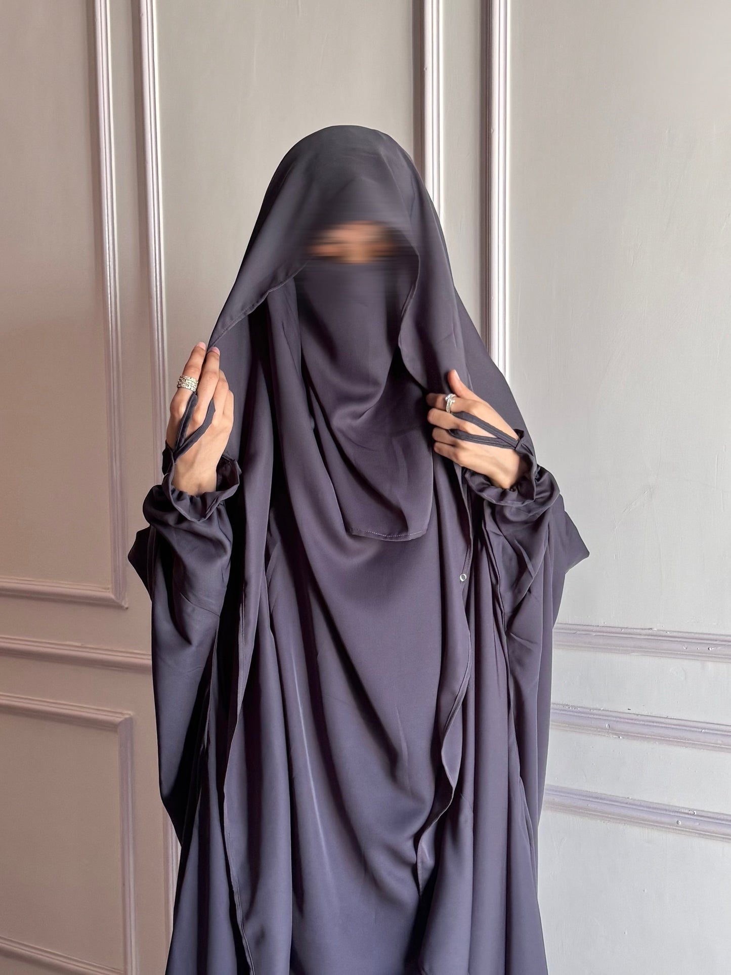 Saudi Jilbab - Dark Grey