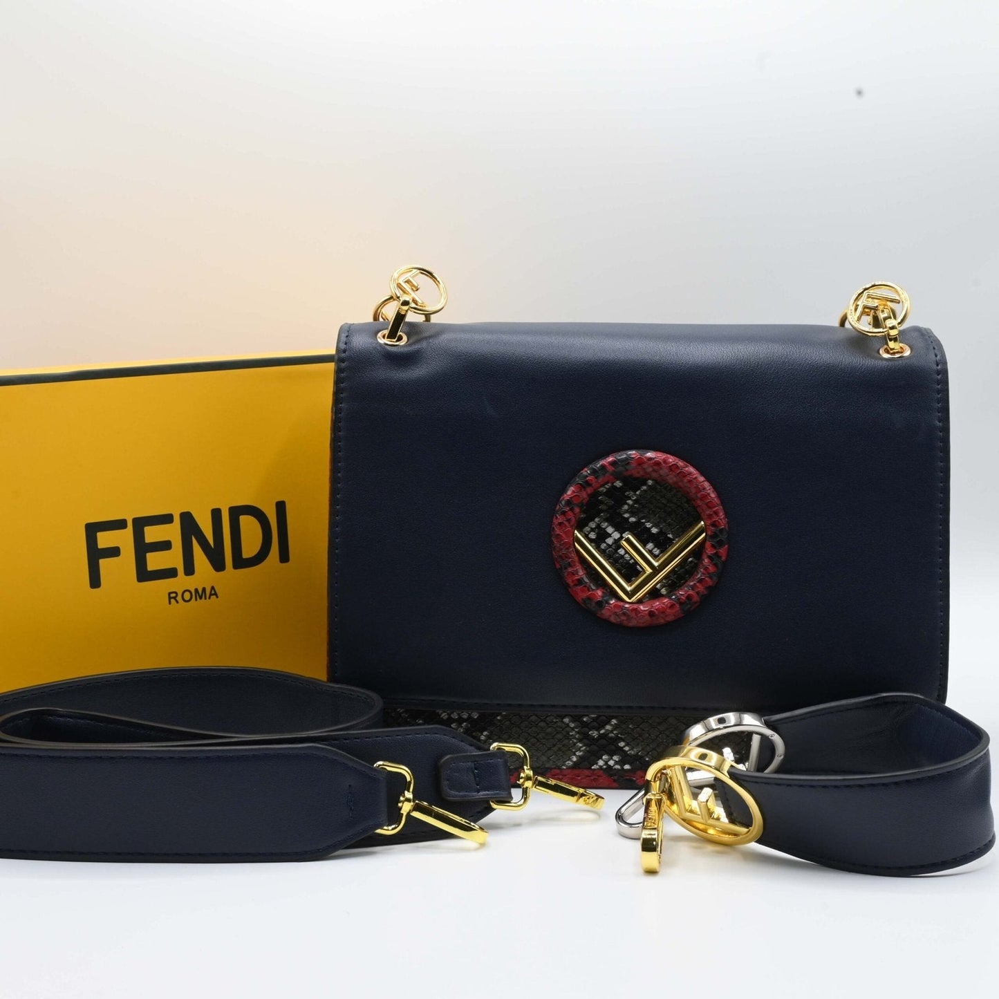 FENDI Crossbody Bag - Navy Blue