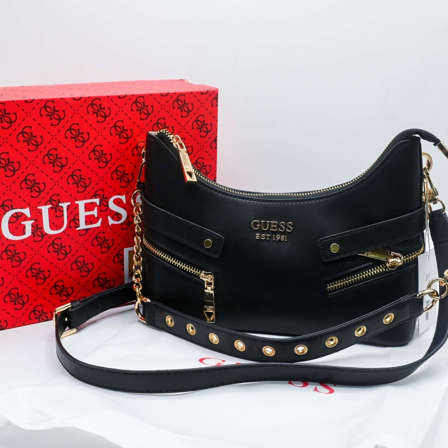 GUESS Shoulder Bag - Black