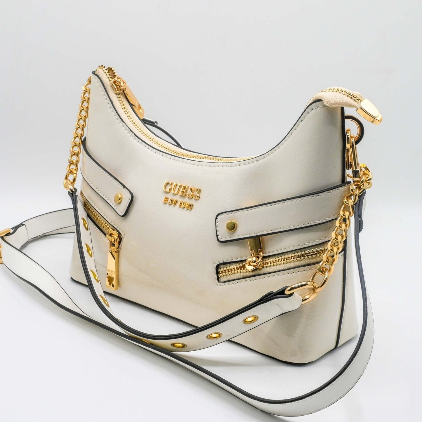 GUESS Shoulder Bag - White