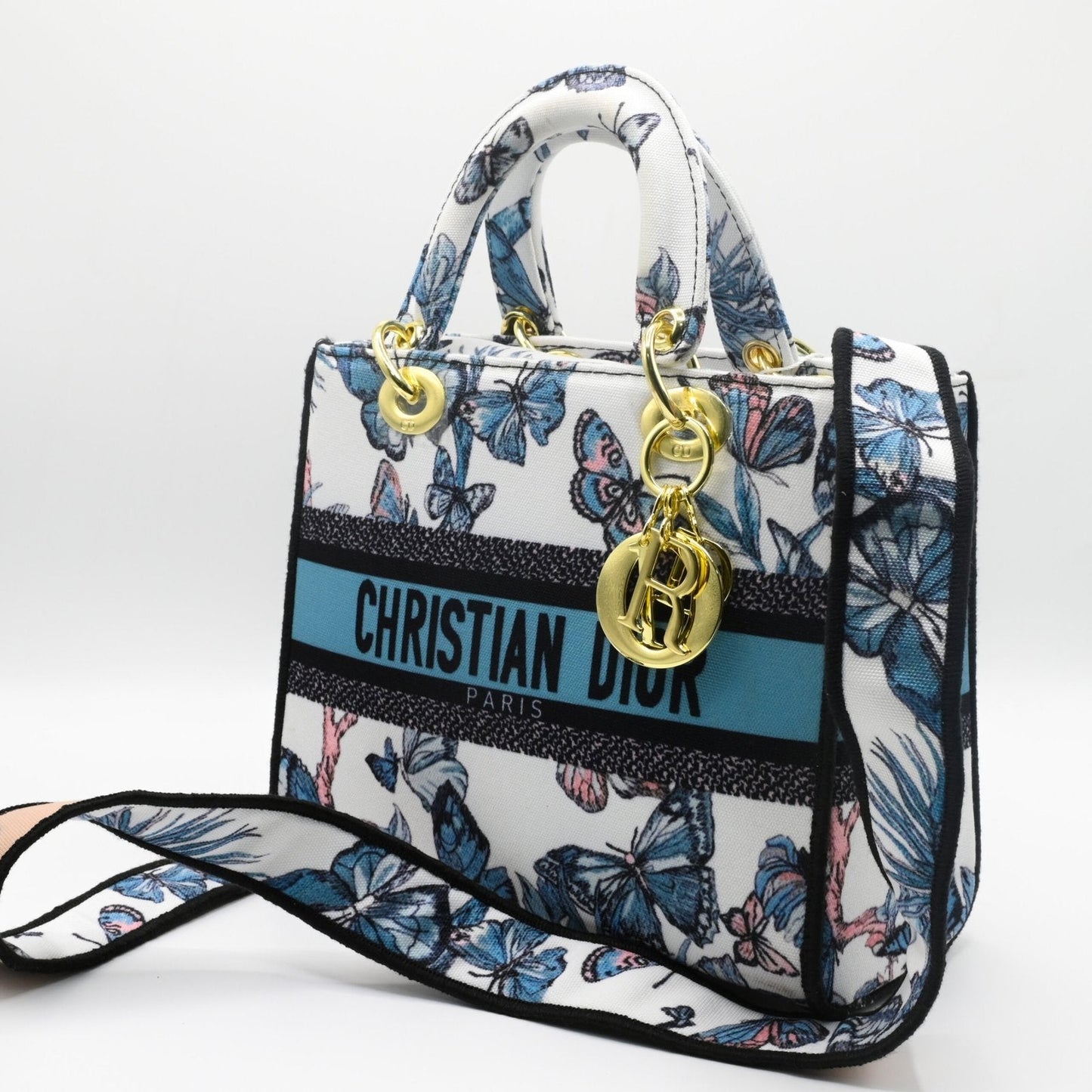 Lady Dior ButterFly Printed Handbag